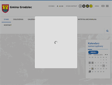 Tablet Screenshot of grodziec.pl