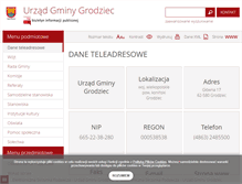 Tablet Screenshot of bip.grodziec.pl